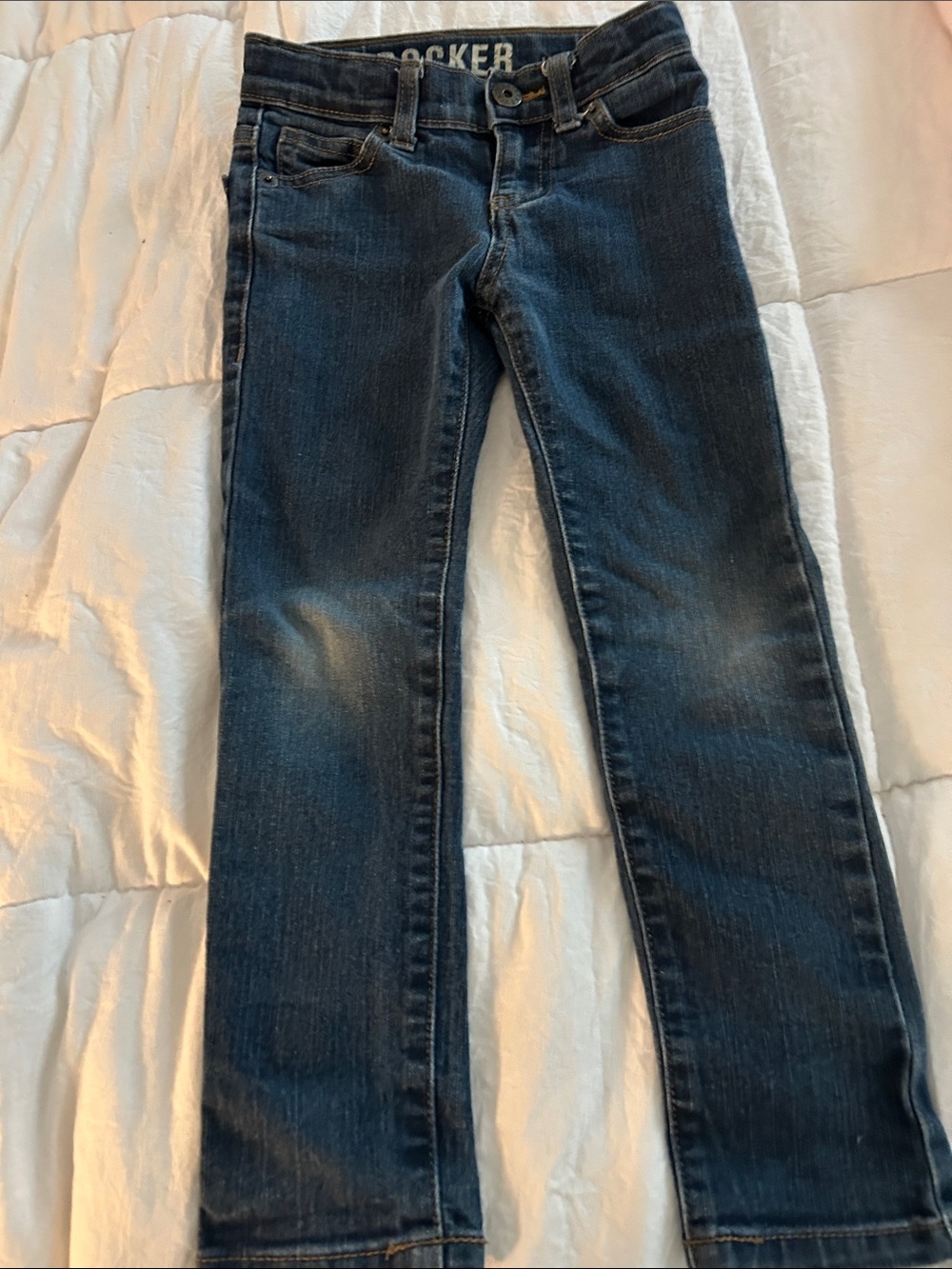 Rocker Kids Dark Blue Slim Jeans Boys Size 5
